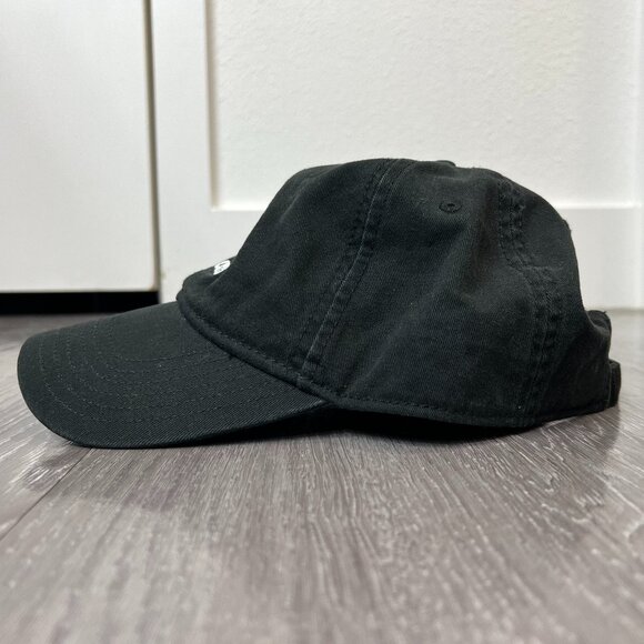 🧢 Adidas Originals Black Trefoil Logo Strapback Hat - Picture 5 of 8